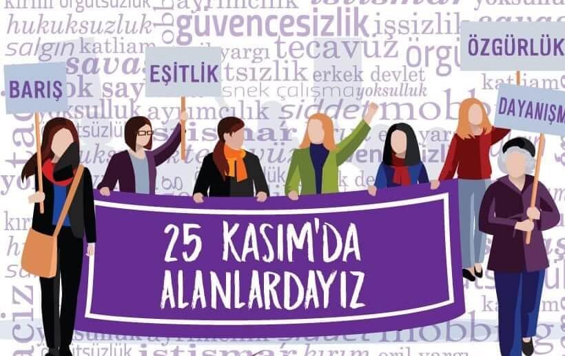 Biz KESK’li Kadınlar 25 Kasım’da Yaşamımızı Savunmak için Alanlardayız
