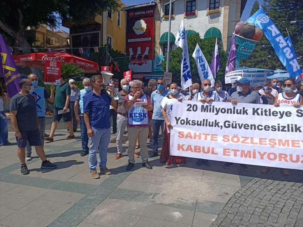 TİS TALEPLERİMİZDEN VAZGEÇMİYORUZ!