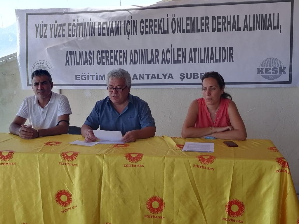 YÜZ YÜZE EĞİTİMİN DEVAMI İÇİN GEREKLİ ÖNLEMLER DERHAL ALINMALI,  ATILMASI GEREKEN ADIMLAR ACİLEN ATILMALIDIR!