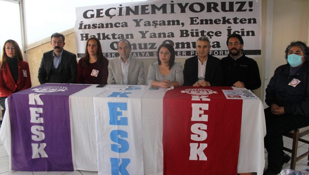 Geçinemiyoruz! İnsanca Yaşam, Emekten ve Halktan Yana Bütçe İçin Omuz Omuza